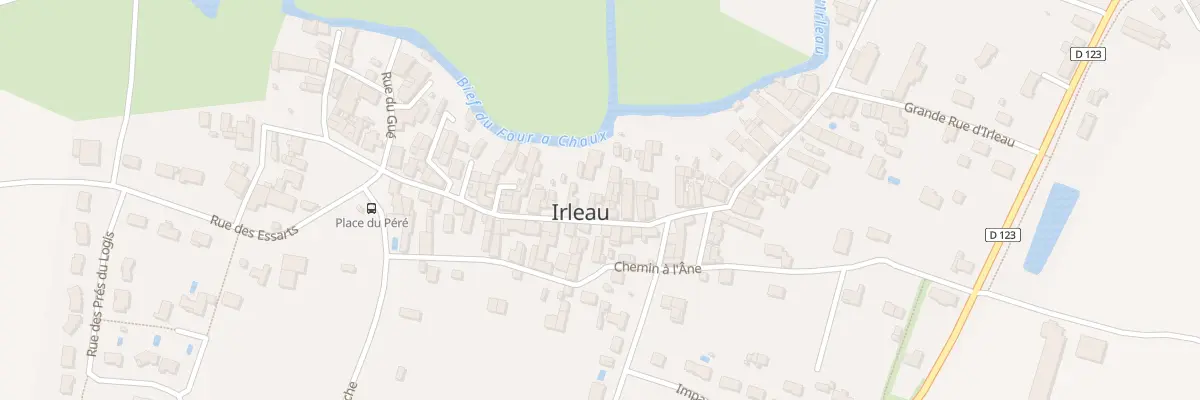 Plan du 39 Gr Grande Rue d’Irleau au Vanneau-Irleau