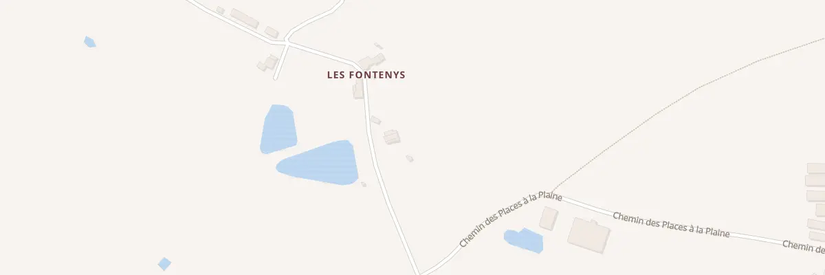 Plan du 2 Les Fontenis à La Plaine
