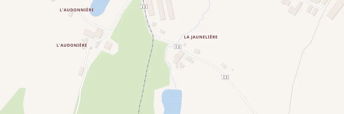 Plan du 3 La Jauneliere à Cirières