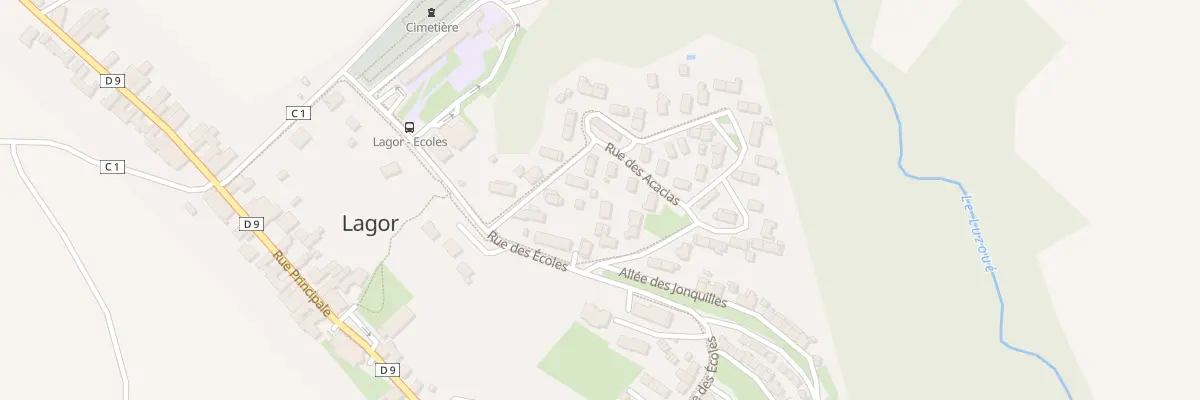 Plan du 45B Rue des Acacias à Lagor