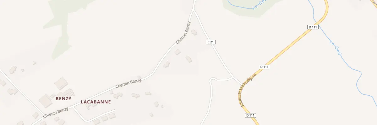 Plan du 3 Che Benzy à Lagor