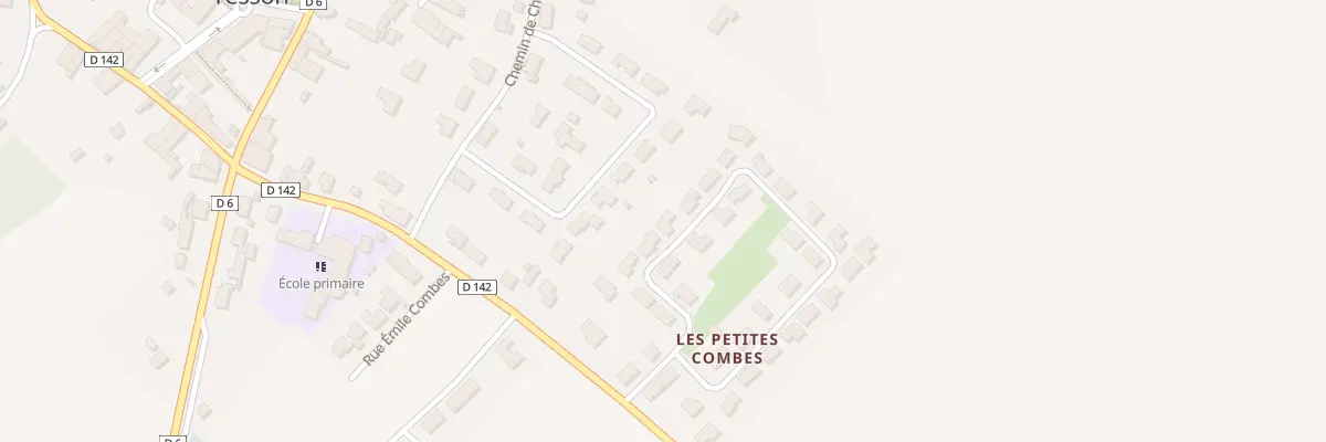 Plan du 15 Rue Andre Dulin à Tesson