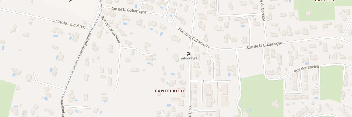 Plan du 22 Rue du Cardinal Lecot à Blanquefort