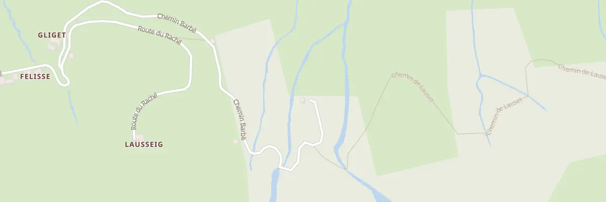 Plan du 5429 Racher à Lourdios-Ichère