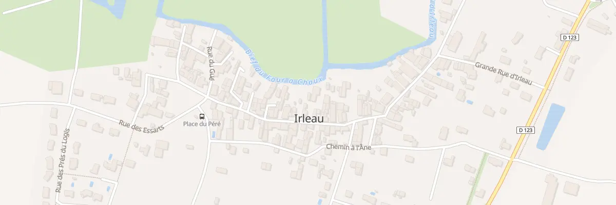 Plan du 35 Gr Grande Rue d’Irleau au Vanneau-Irleau
