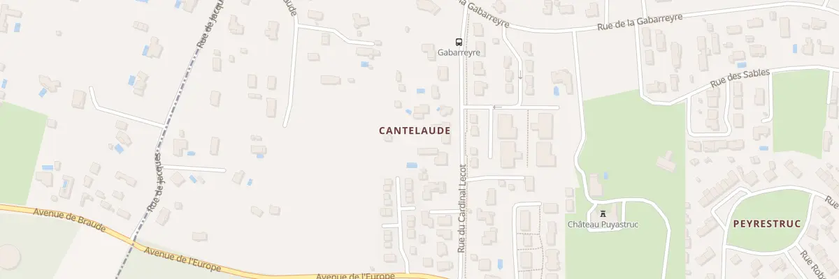 Plan du 14 Rue du Cardinal Lecot à Blanquefort