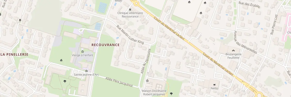 Plan du 14 Rue Martin Luther King à Saintes