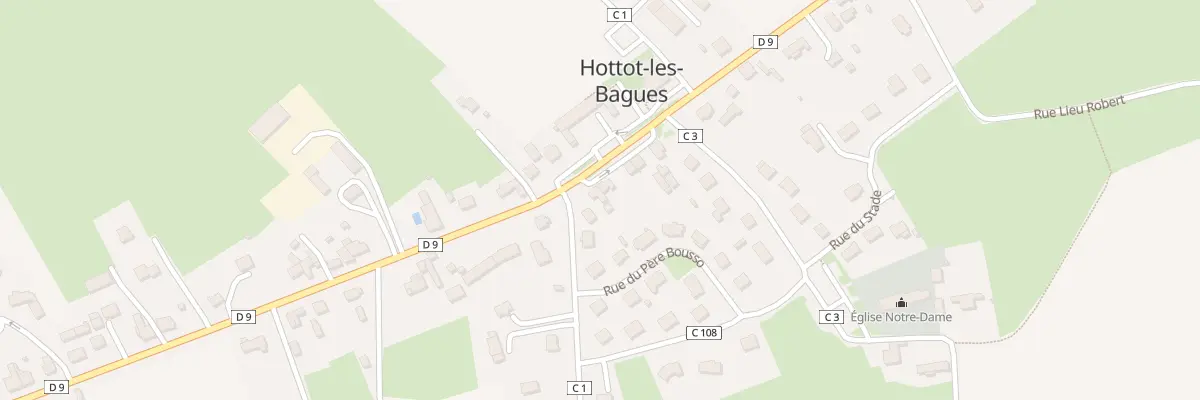 Plan du 9 Pl du Dorset Régiment à Hottot-les-Bagues