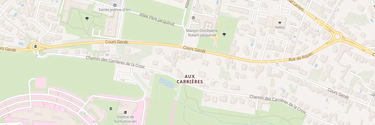 Plan du 97 Crs Genêt à Saintes