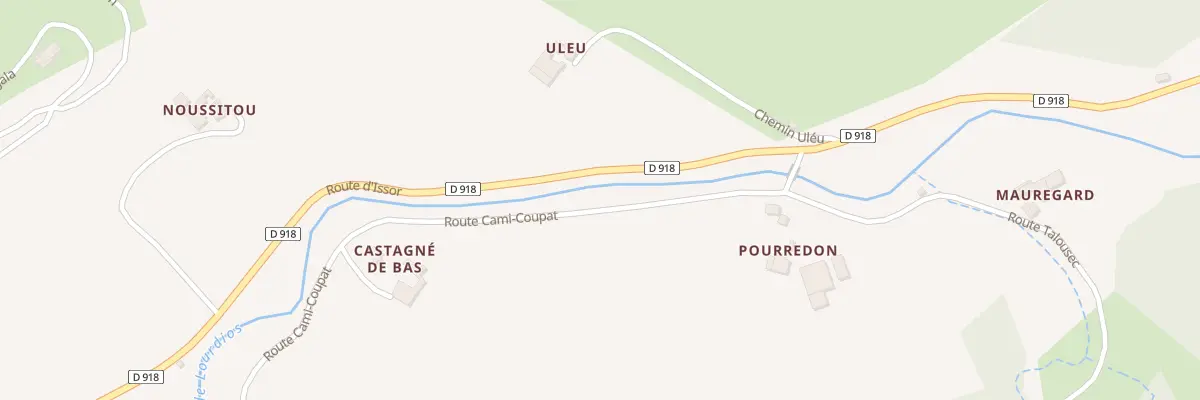 Plan du 5058 Pourredon à Issor