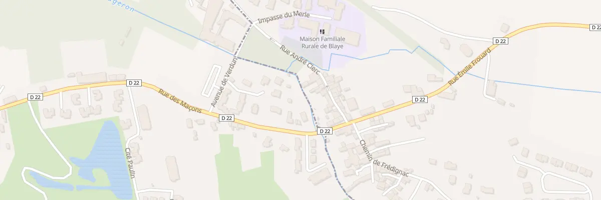 Plan du 87 Rue des Maçons à Blaye
