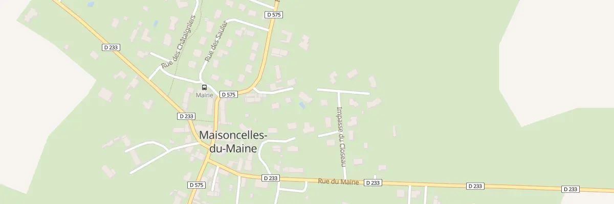 Plan du 4 Imp du Closeau à Maisoncelles-du-Maine