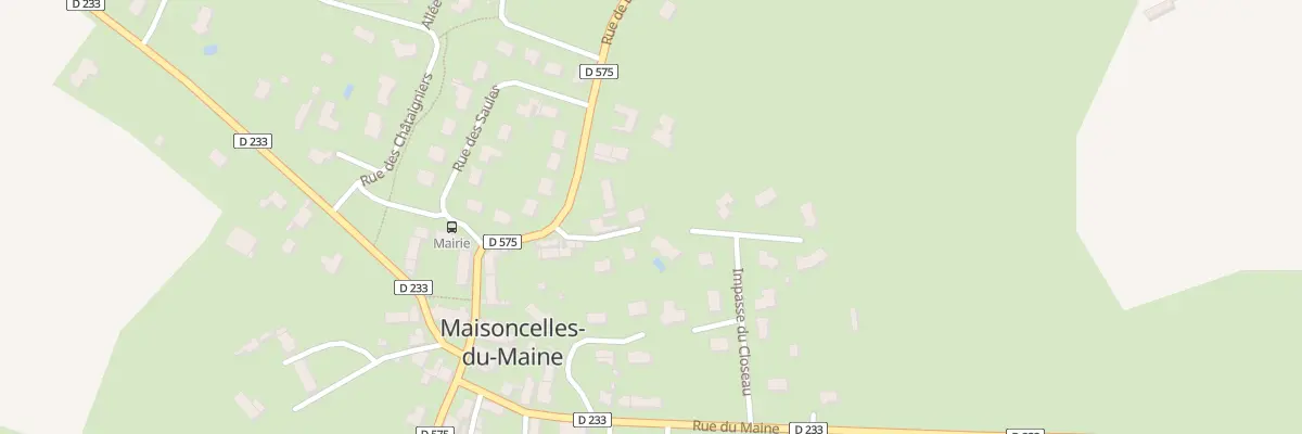 Plan du 1 Imp des Poiriers à Maisoncelles-du-Maine