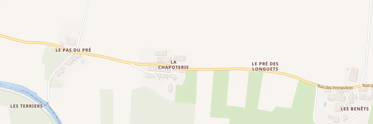 Plan du 5110 La Piece de la Pierriere à Torxé