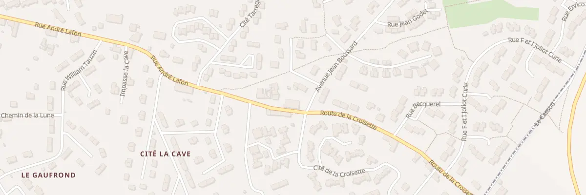 Plan du 83 Rue André Lafon à Blaye