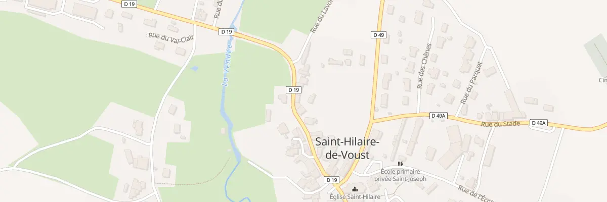 Plan du 16 Rue de la vendée à Saint-Hilaire-de-Voust
