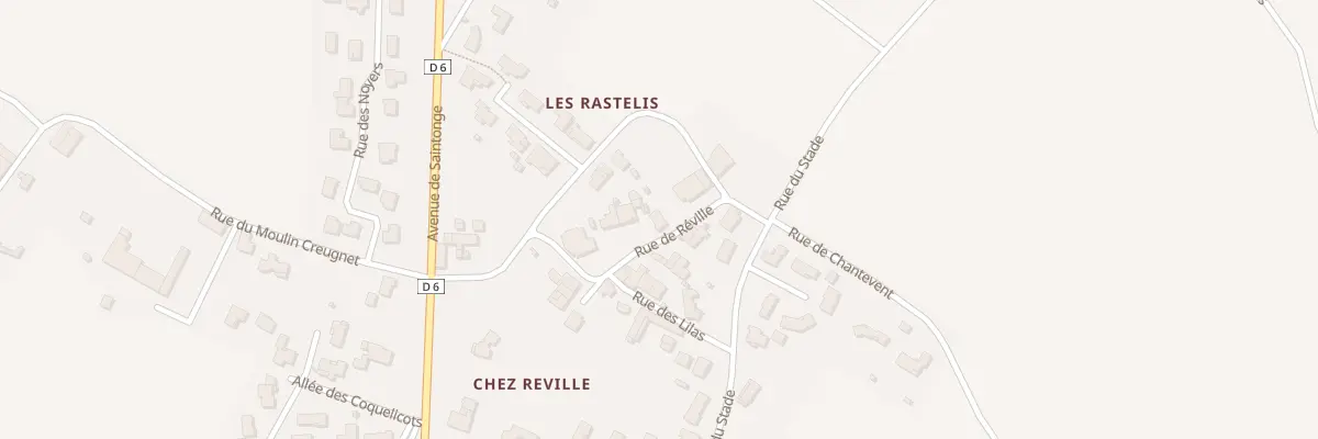 Plan du 25 Rue de Revillé à Tesson