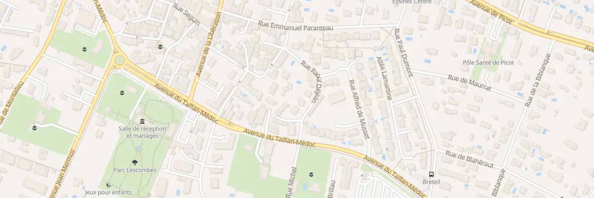 Plan du 36 Rue Raoul Déjean à Eysines