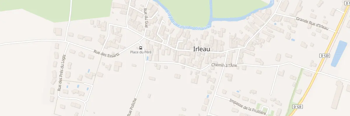 Plan du 10 Gr Grande Rue d’Irleau au Vanneau-Irleau