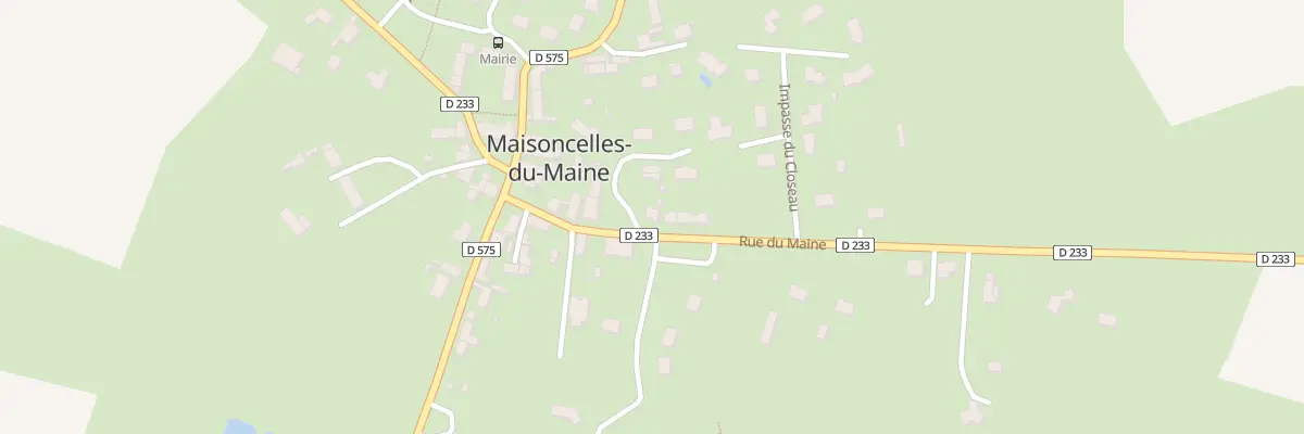 Plan du 7 Rue du Maine à Maisoncelles-du-Maine