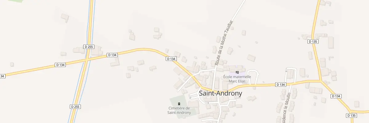 Plan du 7 Rte des Merlots à Saint-Androny