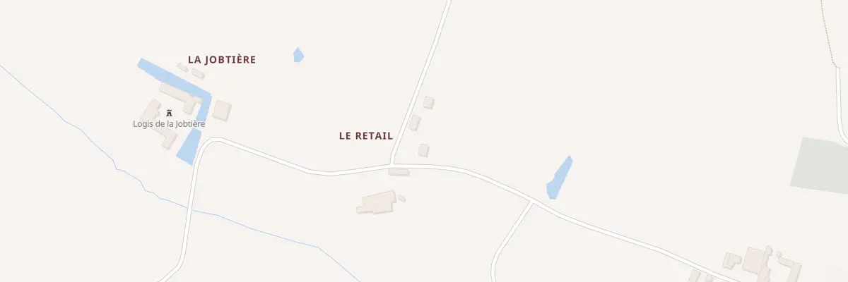 Plan du 6117 Le Menhir de la Ronde à La Forêt-sur-Sèvre