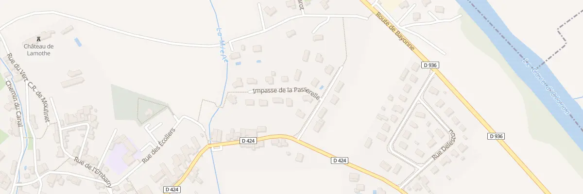 Plan du 3 Imp de la Passerelle à Moumour