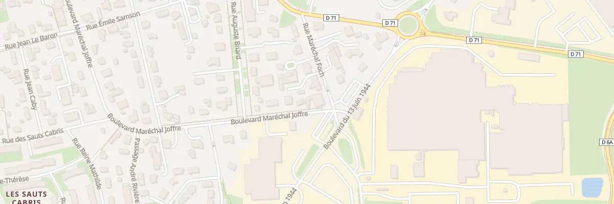 Plan du 37 Bd Maréchal Joffre à Villers-Bocage