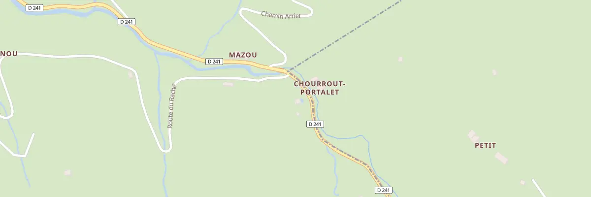 Plan du 2548 Rte du Col d’Ichère à Lourdios-Ichère