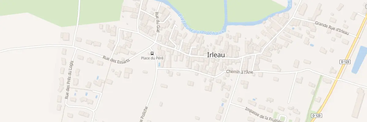 Plan du 8 Gr Grande Rue d’Irleau au Vanneau-Irleau