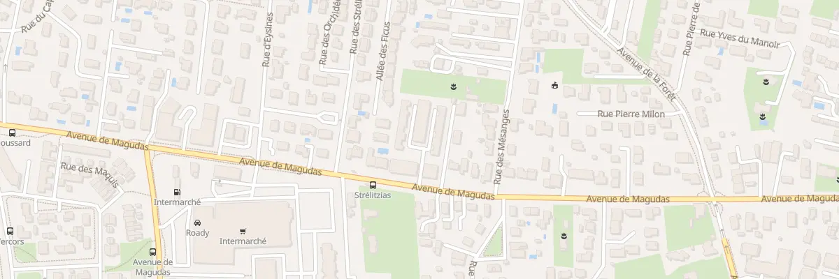 Plan du 63 Av de Magudas à Mérignac