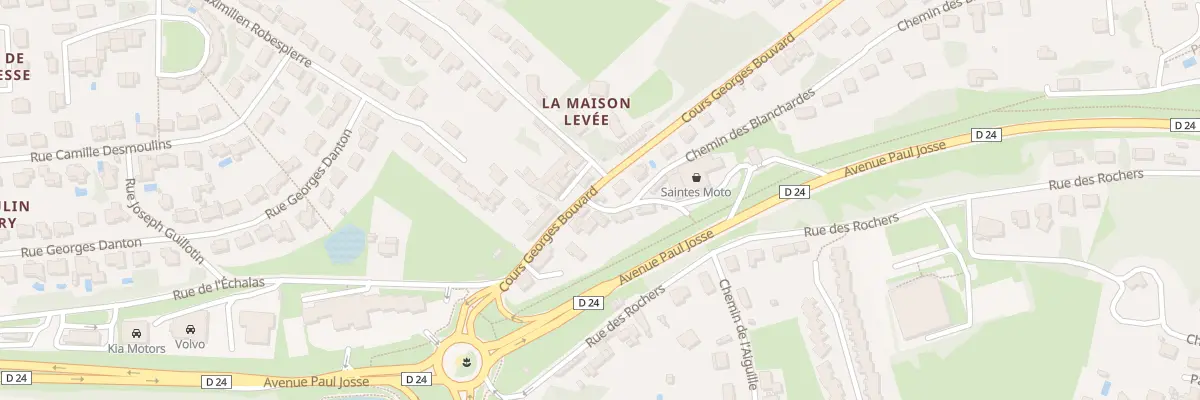 Plan du 37 Crs Georges Bouvard à Saintes