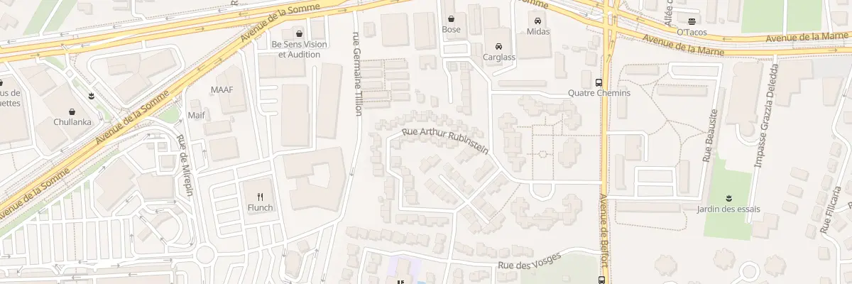 Plan du 26 Rue Arthur Rubinstein à Mérignac