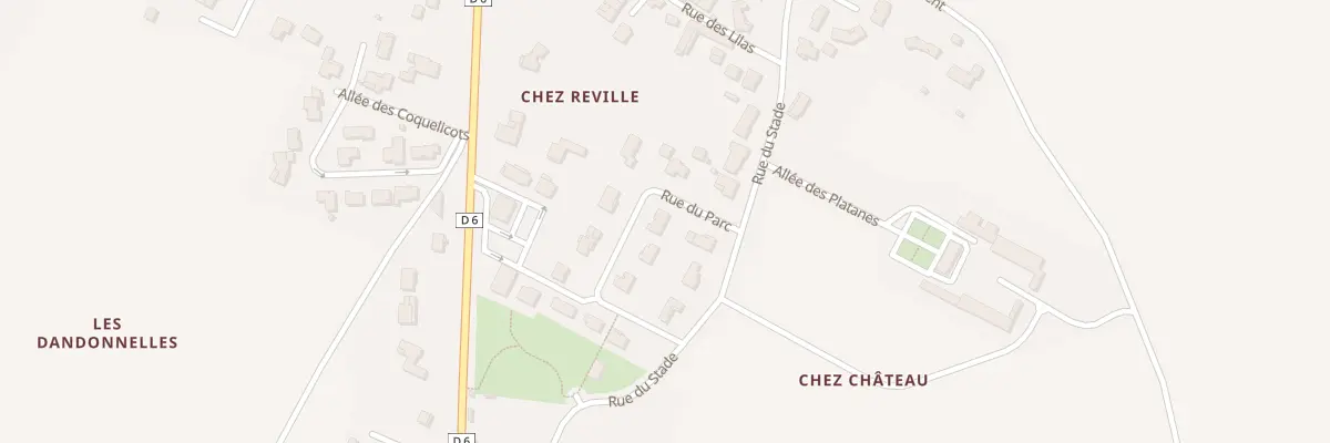 Plan du 8 Rue du Parc à Tesson
