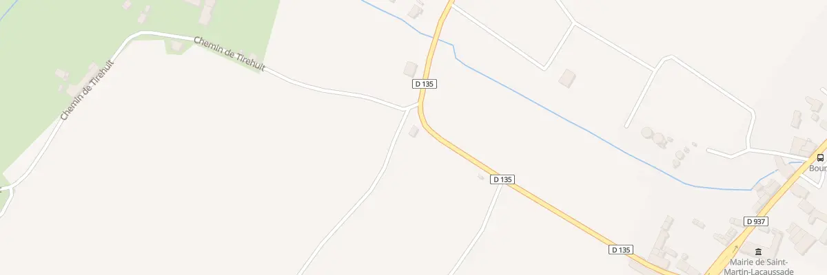 Plan du 3 Rte de Labrousse à Saint-Martin-Lacaussade