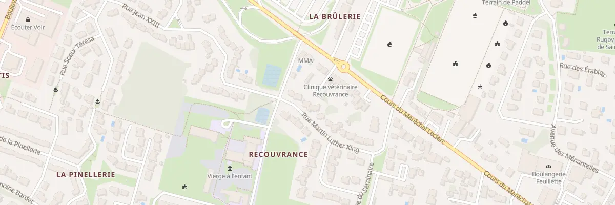 Plan du 5 Rue Martin Luther King à Saintes