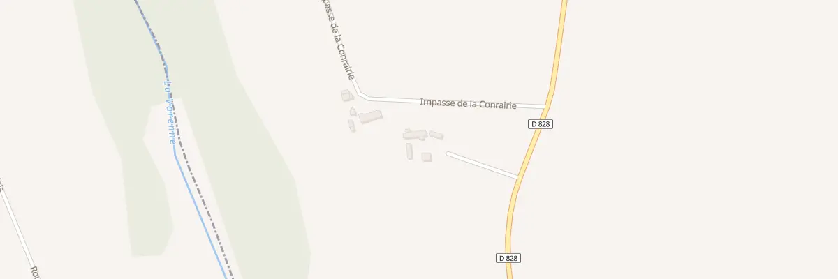 Plan du 2 Imp de la Louverie à Ceaucé