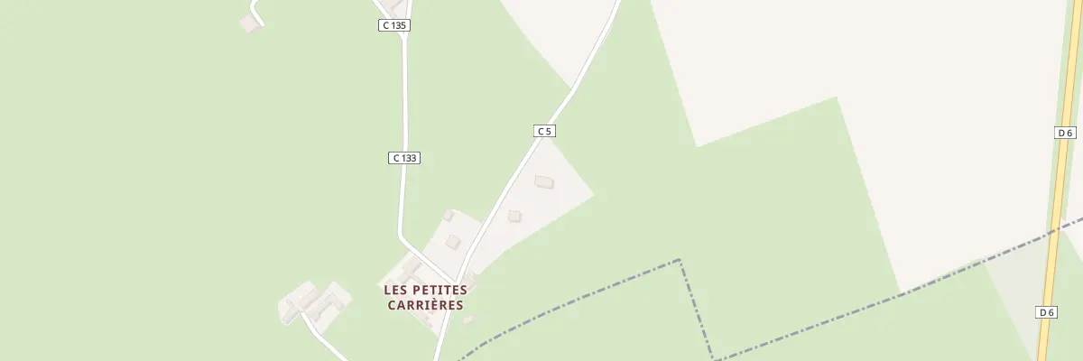 Plan du 1 Rte des Petites Carrières à Villy-Bocage