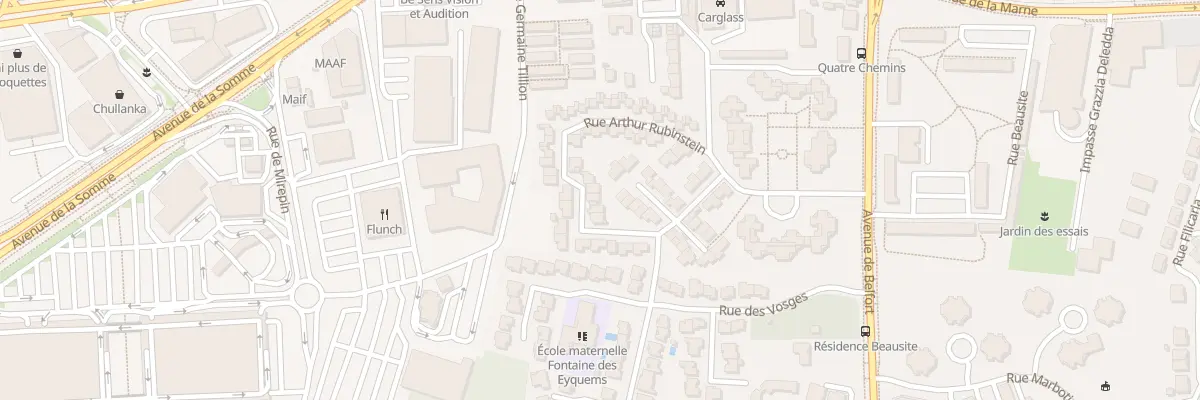 Plan du 40 Rue Arthur Rubinstein à Mérignac