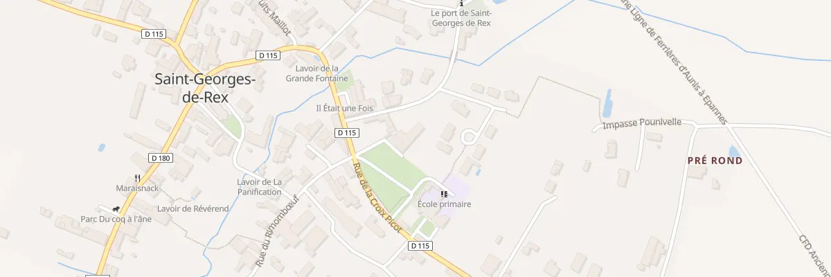 Plan du 6 Rue du Port à Saint-Georges-de-Rex