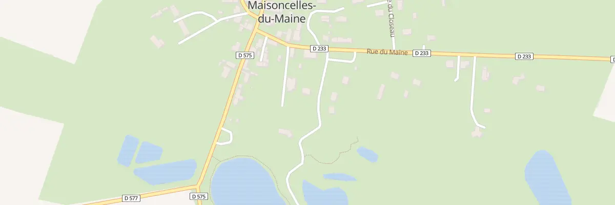 Plan du 2 Imp de la Bourgeaiserie à Maisoncelles-du-Maine