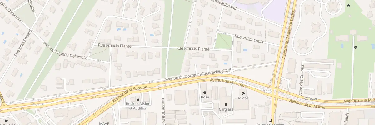 Plan du 4 Rue George Sand à Mérignac
