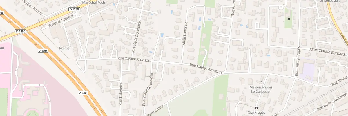 Plan du 54 Rue Xavier Arnozan à Pessac