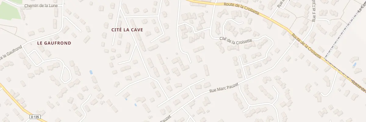 Plan du 76 Rue André Lafon à Blaye