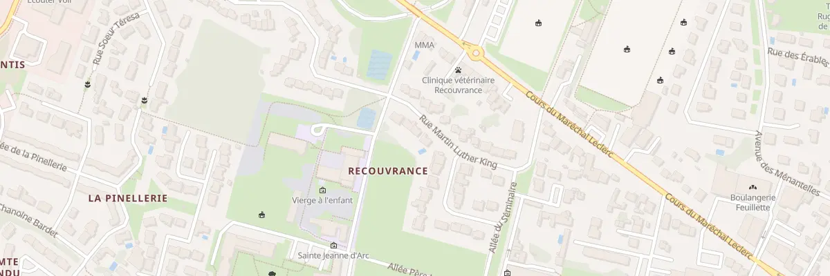 Plan du 6 Rue Martin Luther King à Saintes