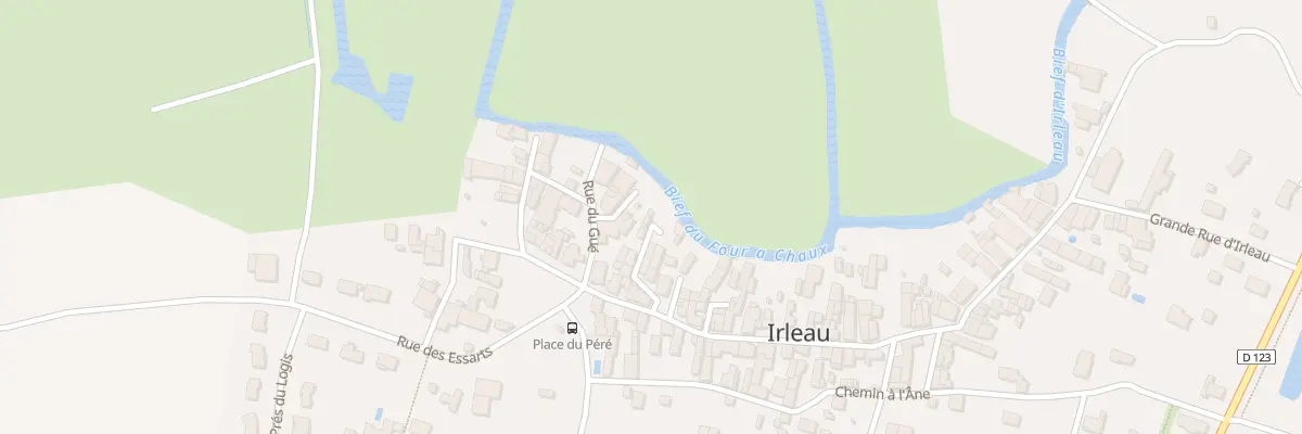 Plan du 13B Grande Rue d’Irleau au Vanneau-Irleau