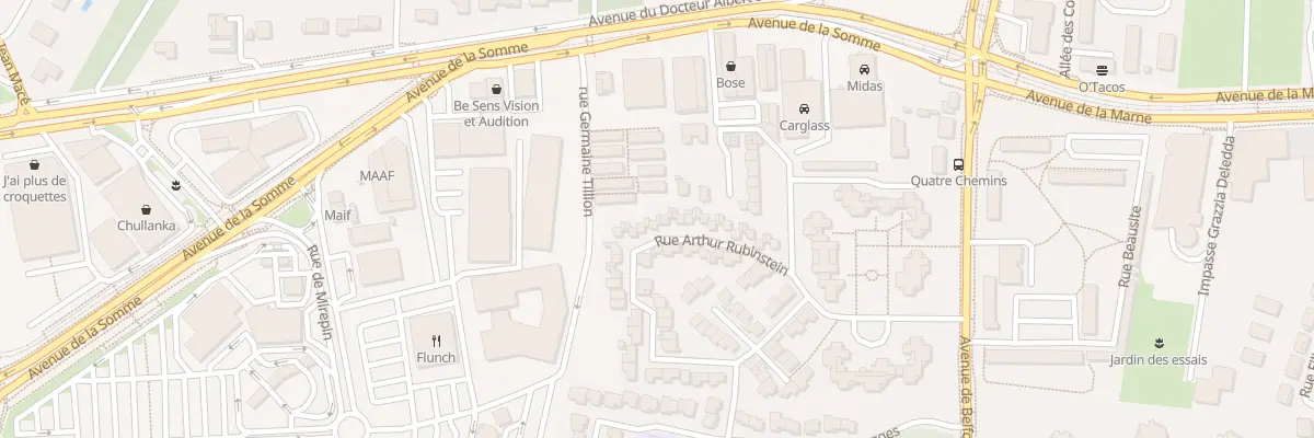 Plan du 35 Rue Arthur Rubinstein à Mérignac