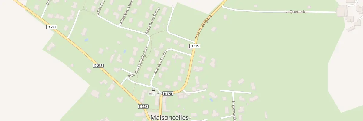 Plan du 1 Rue des Saules à Maisoncelles-du-Maine