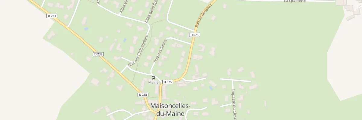 Plan du 7 Rue de Bergault à Maisoncelles-du-Maine