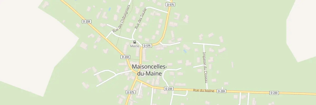 Plan du 6 Rue de Bergault à Maisoncelles-du-Maine